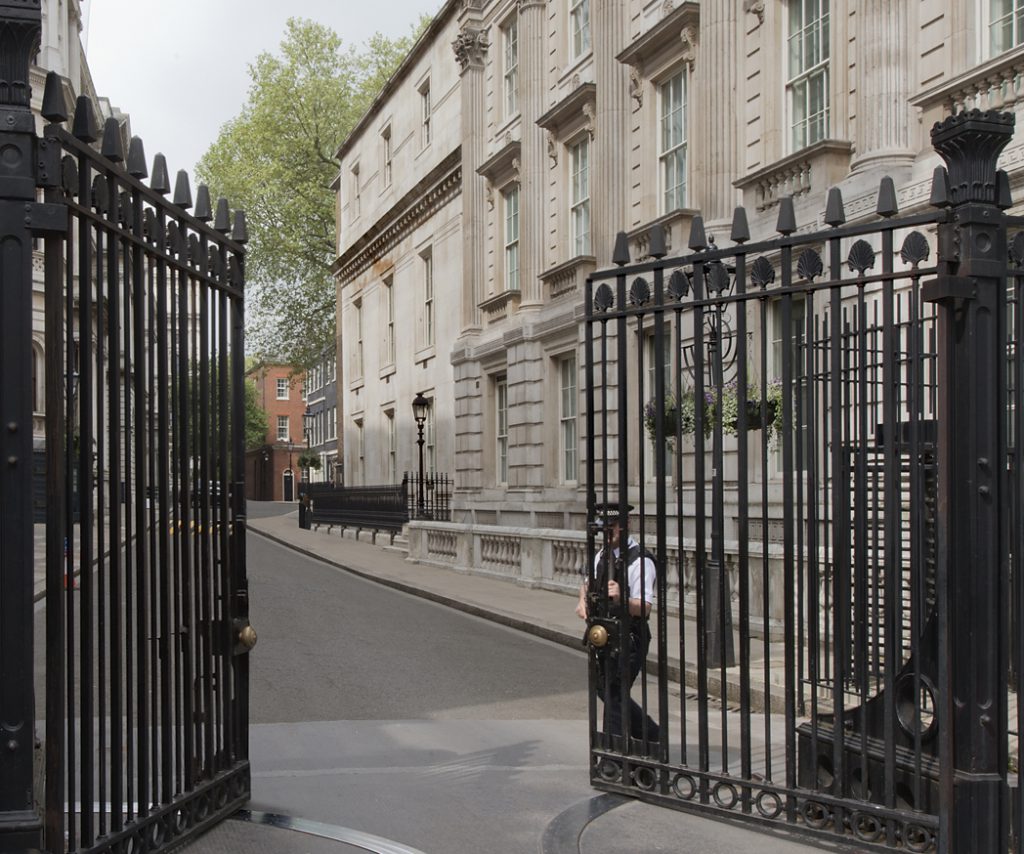 The Churchill Photogrpahs - 11 Downing Street London 2014 by Leslie-Hossack