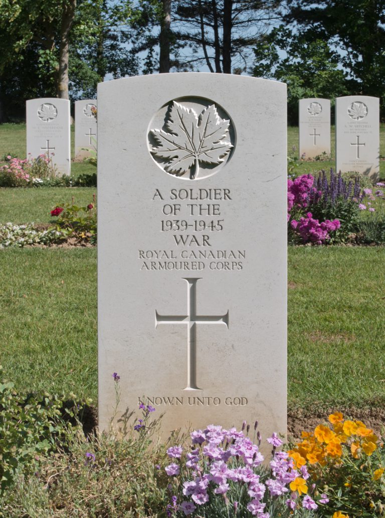 The Normandy Photographs - A Soldier Of The 1939-1945 War Beny-sur-Mer Canadian War Cemetery Reviers 2015 by Leslie Hossack