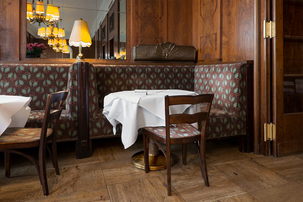 Freud's Table Cafe Landtmann Ringstrase by Leslie Hossack