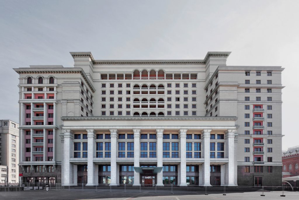 The Moscow Photographs - Moskva Hotel, Moscow 2012 by Leslie Hossack