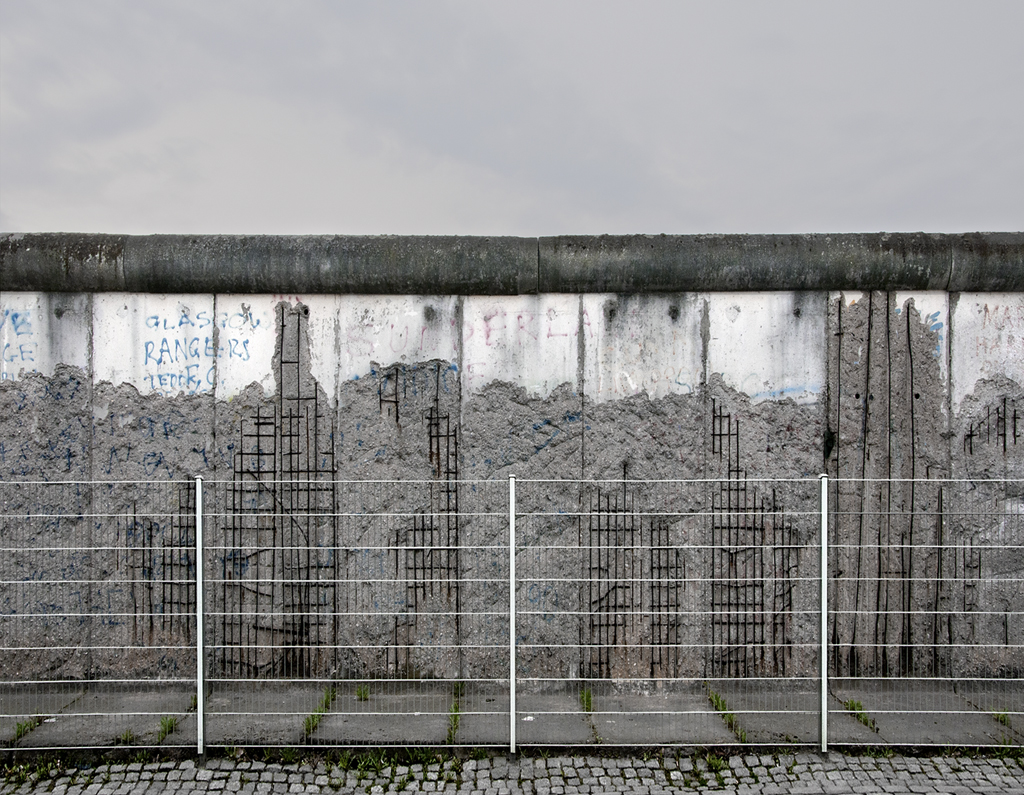 The Berlin Wall Photographs - The Wall, Niederkirchner Strasse, Detail 4, Berlin 2010 by Leslie Hossack