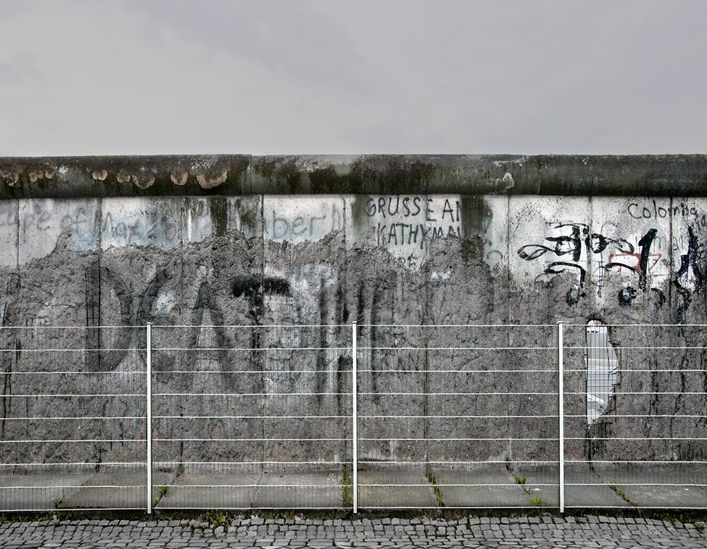 The Berlin Wall Photographs - The Wall, Niederkirchner Strasse, Detail 6, Berlin 2010 by Leslie Hossack