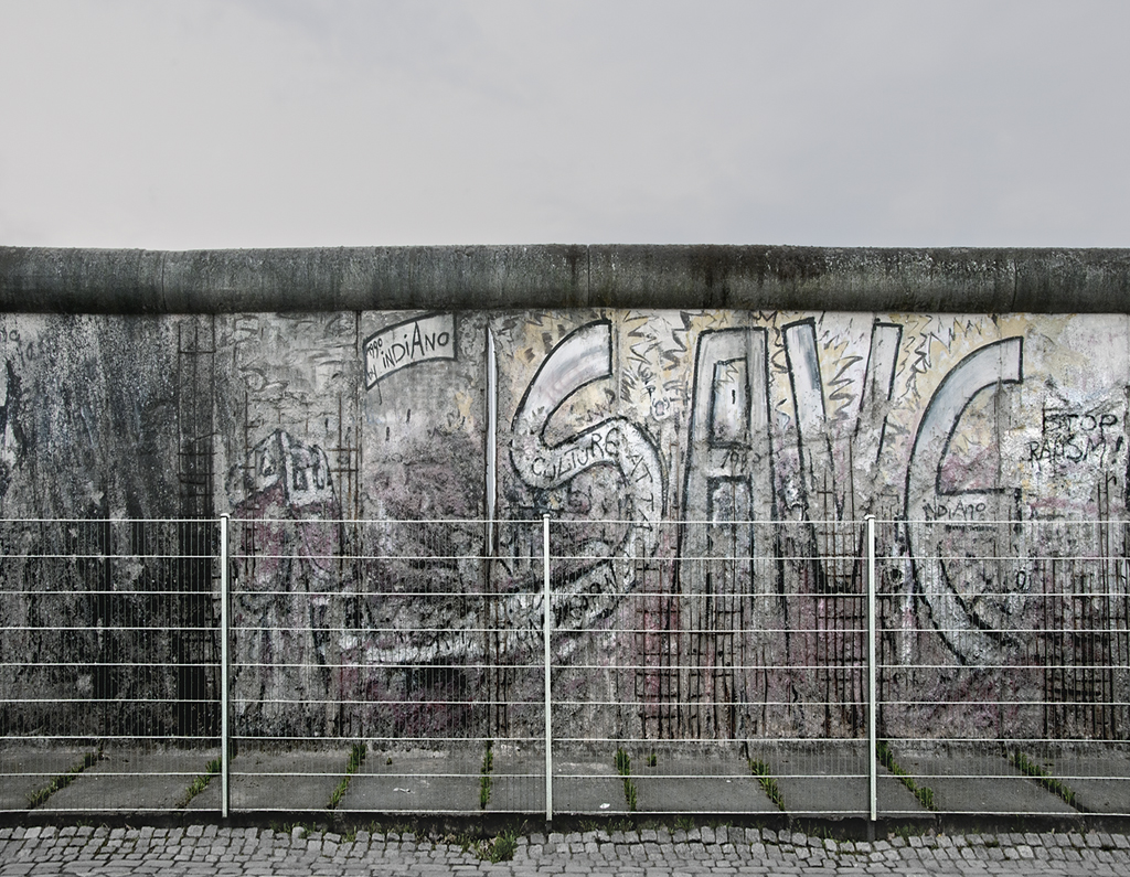 The Berlin Wall Photographs - The Wall, Niederkirchner Strasse, Detail 7, Berlin 2010 by Leslie Hossack