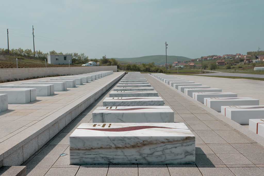 The Kosovo Photographs - Cemetery, Adem Jashari Memorial Complex, Kosovo 2013 by Leslie Hossack