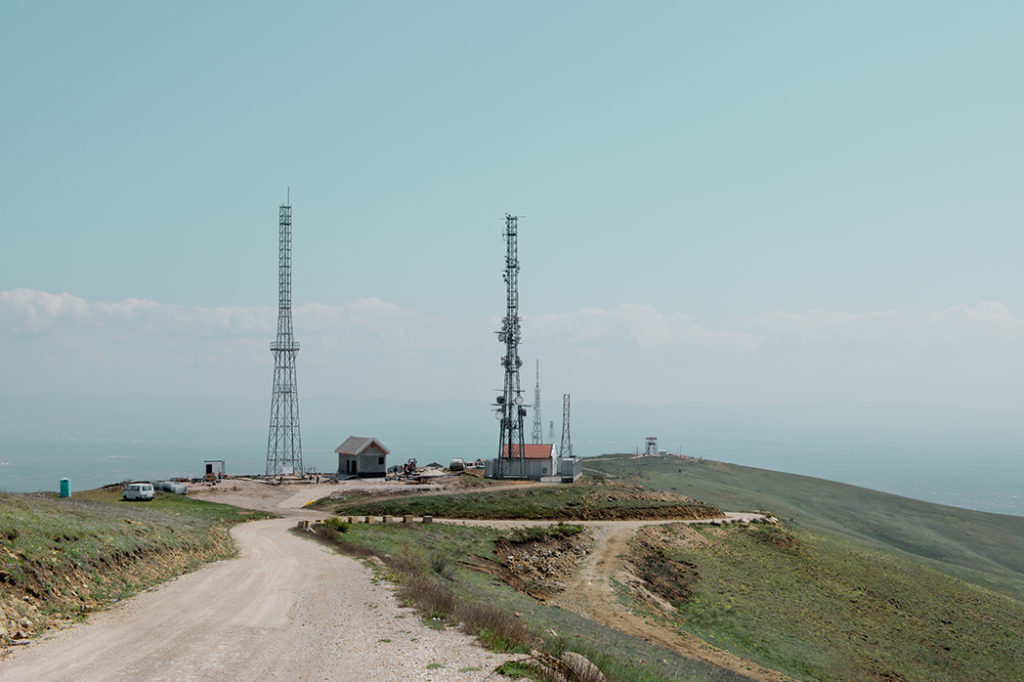 The Kosovo Photographs - Communication Towers, Mount Golesh, Kosovo 2013 by Leslie Hossack