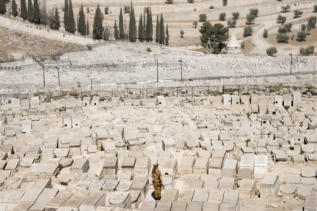 The Jerusalem Photographs - Jewish Cemetary, Mount of Olives, Jerusalem 2011 by Leslie Hossack