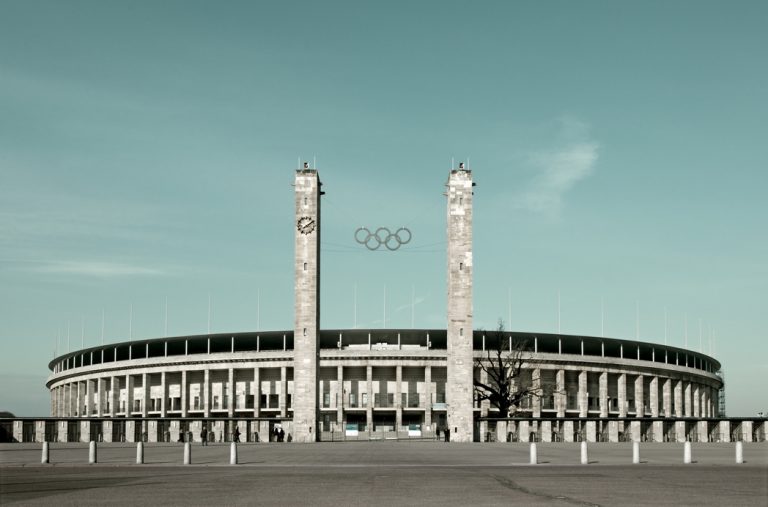 The Berlin Photographs - East Gate, 1936 Olympic Stadium, Berlin 2010 by Leslie Hossack