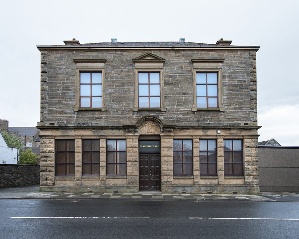 The Masonic Photographs - Exterior, Lodge Kirkwall Kilwinning No. 38, Castle Street, Kirkwall 2018 by Leslie Hossack