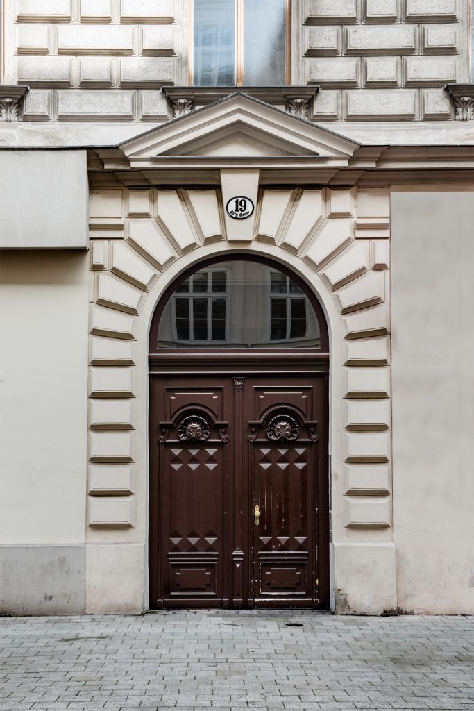 Main Entrance Berggasse 19 Vienna 2016 by Leslie Hossack